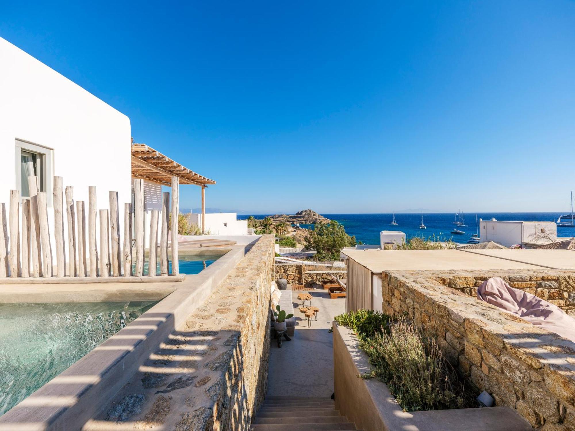 Trinity Mykonos - Beachfront Villa Platys Gialos (Mykonos) Exterior foto