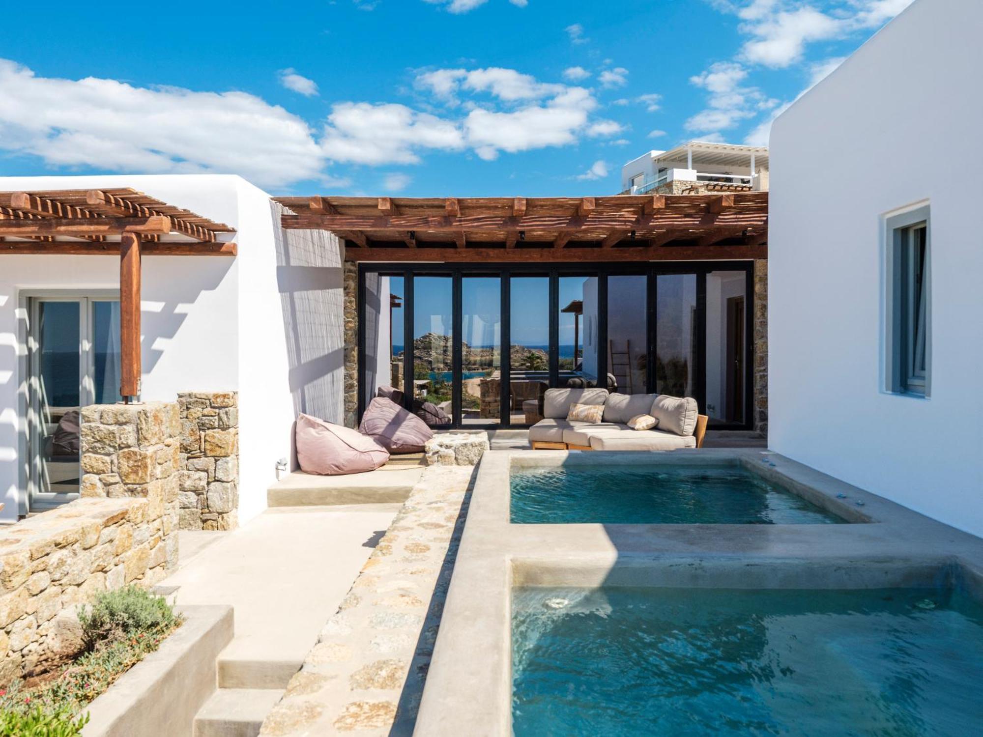 Trinity Mykonos - Beachfront Villa Platys Gialos (Mykonos) Exterior foto