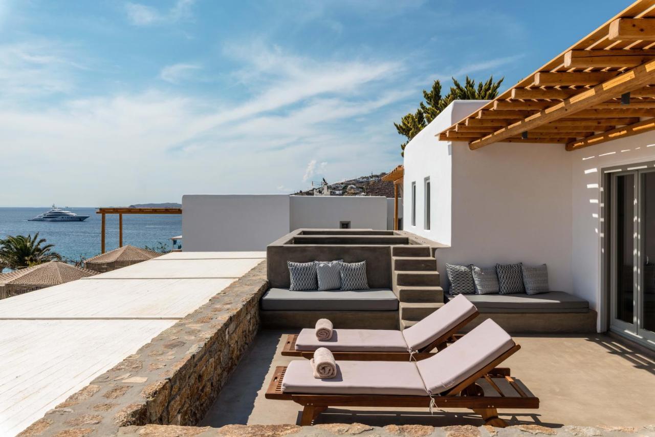 Trinity Mykonos - Beachfront Villa Platys Gialos (Mykonos) Exterior foto